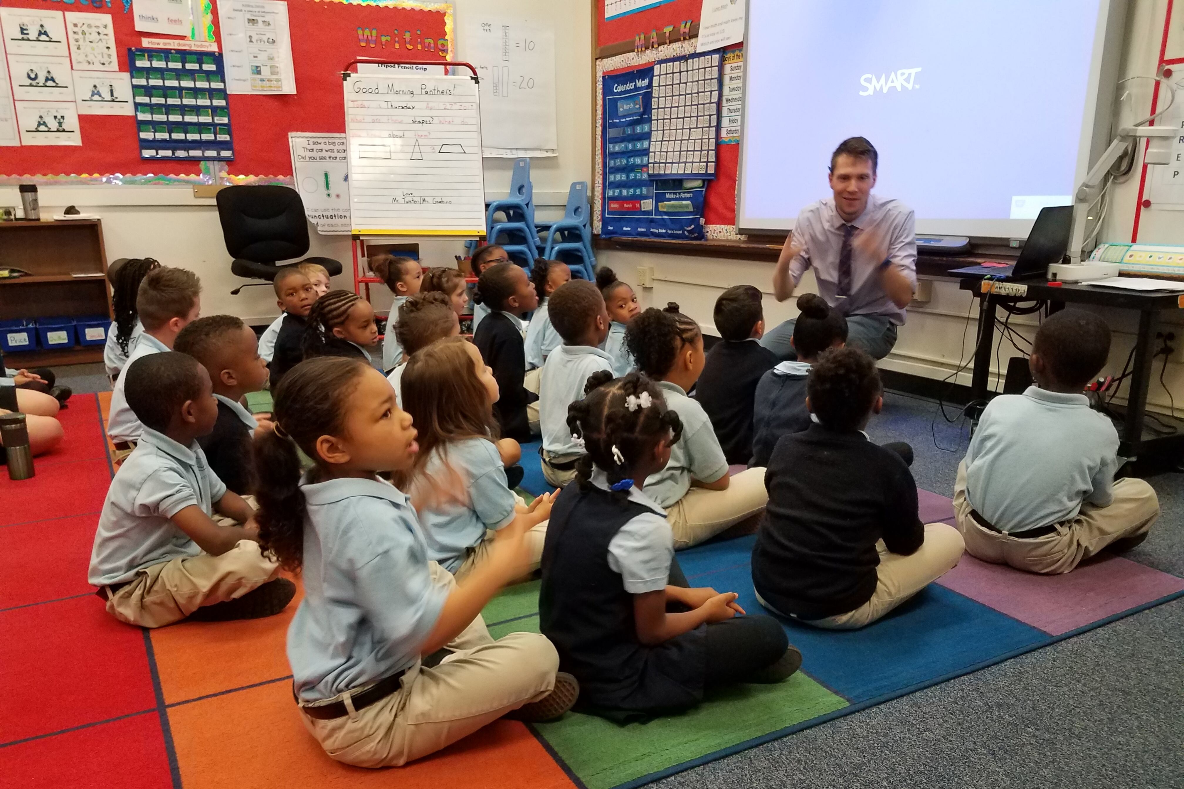 Students at University Prep Elementary’s flagship school in Denver