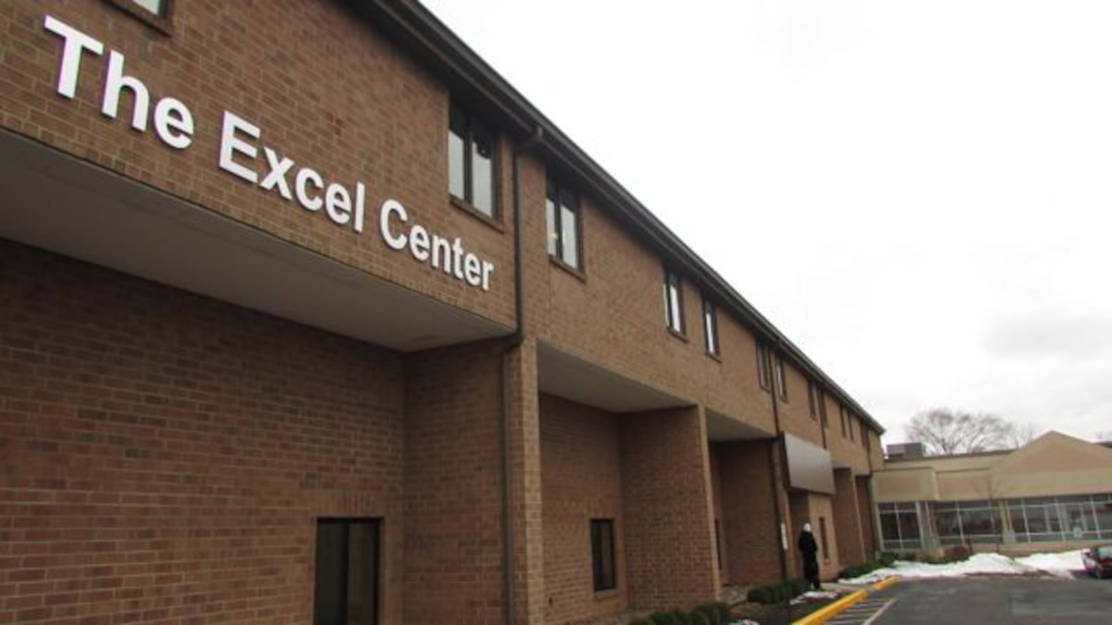 The Excel Center on Michigan Street in Indianapolis is part of a network of dropout recovery charter high schools that serves adults across the state.