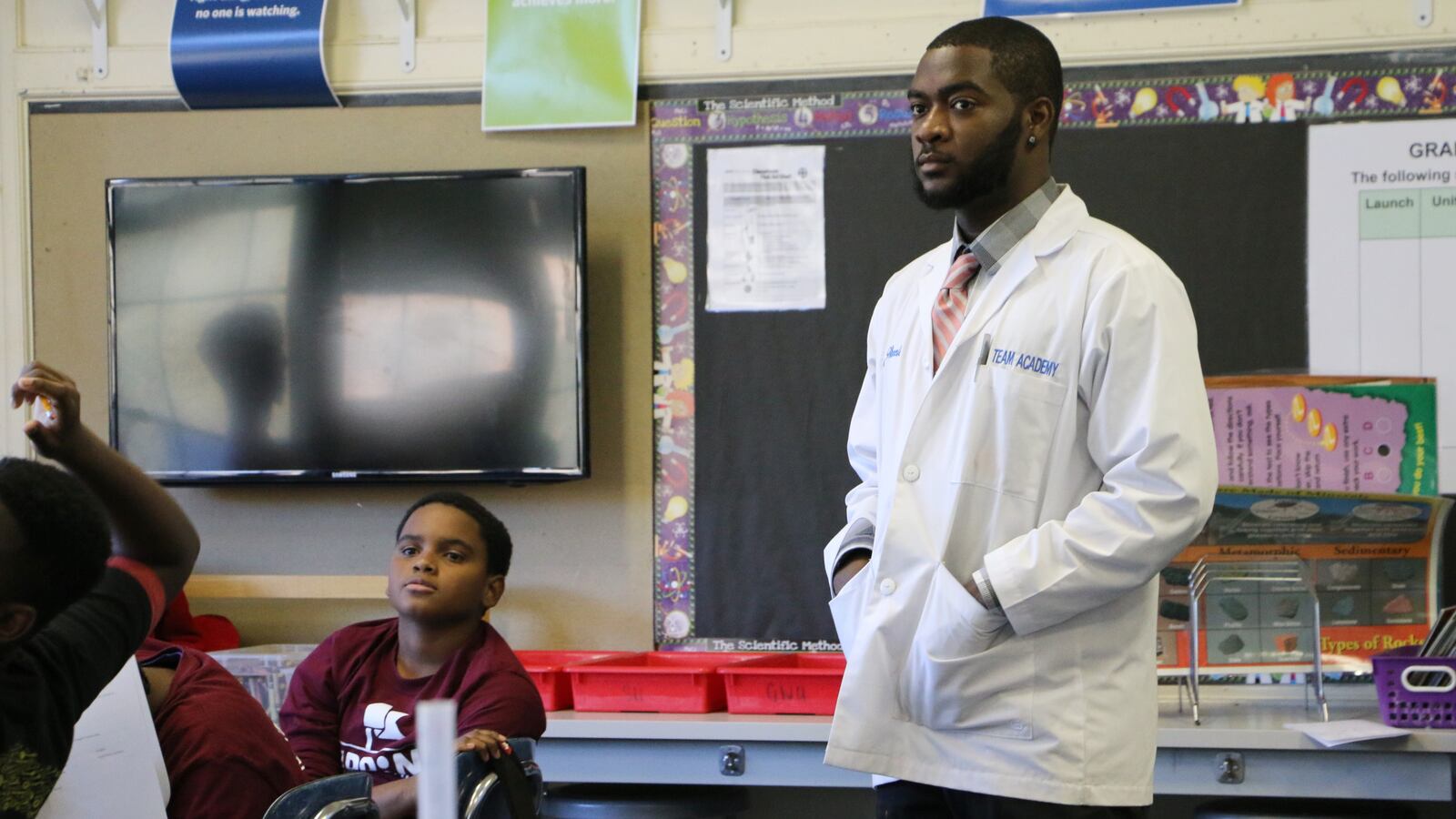 Yumar Wheeler is participating in a teacher residency program at KIPP New Jersey TEAM Academy.