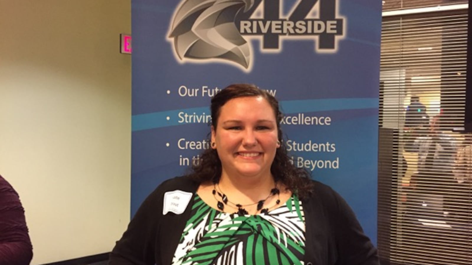Kate Stout is a fifth grade teacher at Riverside School in IPS, also known as School 44.