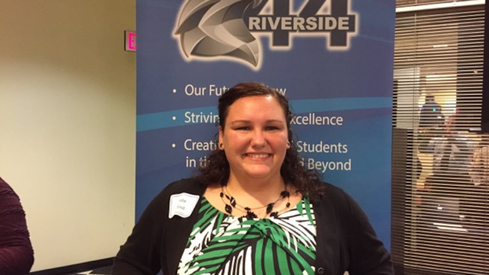 Kate Stout is a fifth grade teacher at Riverside School in IPS, also known as School 44.