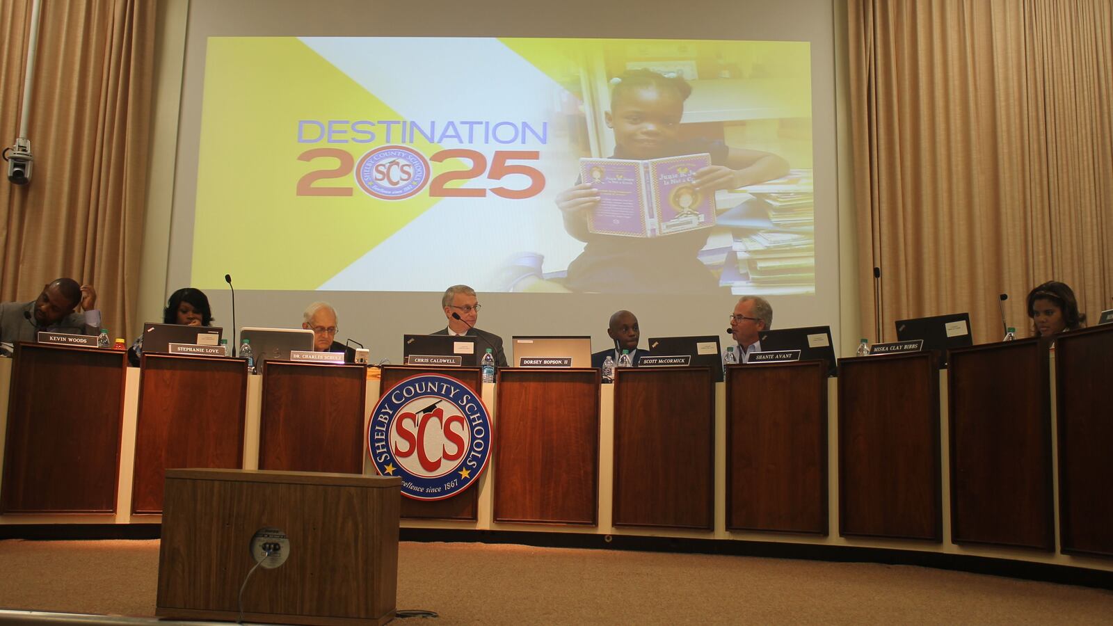 The Shelby County Board of Education reviews the Memphis district's Destination 2025 goals.