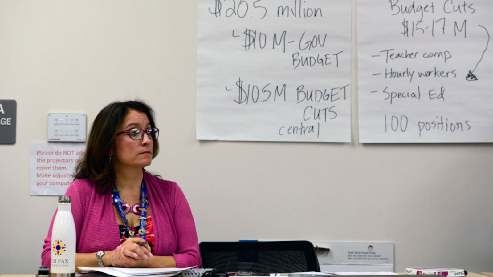 Denver Superintendent Susana Cordova during teacher contract negotiations in January 2019.