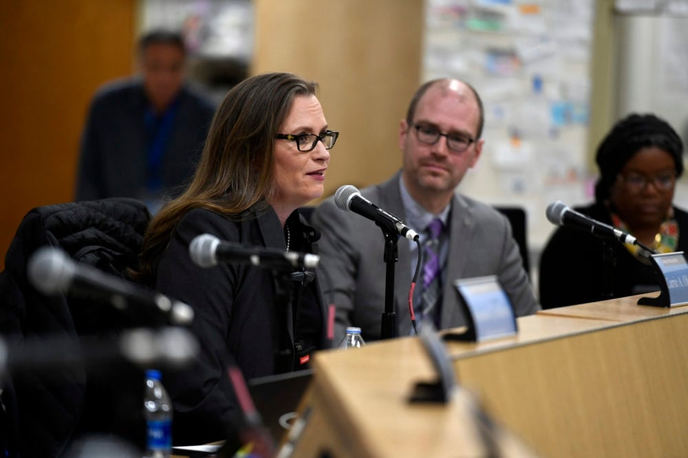 Carrie Olson was elected president of the Denver school board on Dec. 4, 2019.