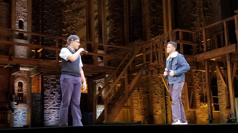 Students see ‘Hamilton’ and perform their own pieces about history
