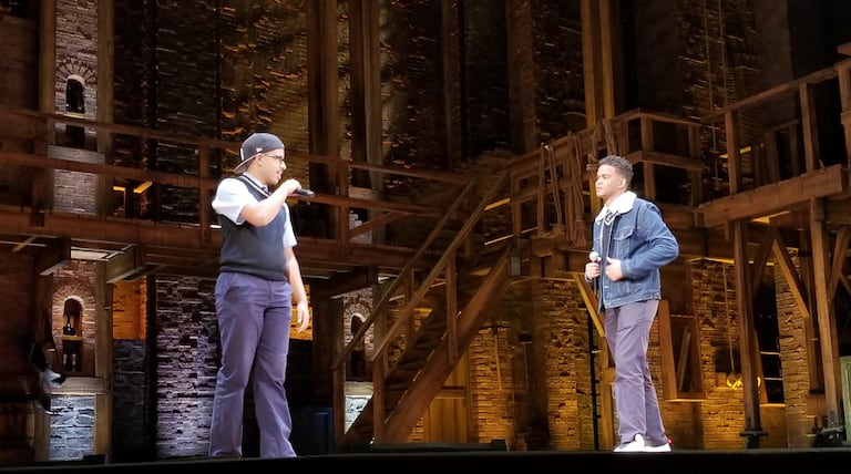 Students see ‘Hamilton’ and perform their own pieces about history