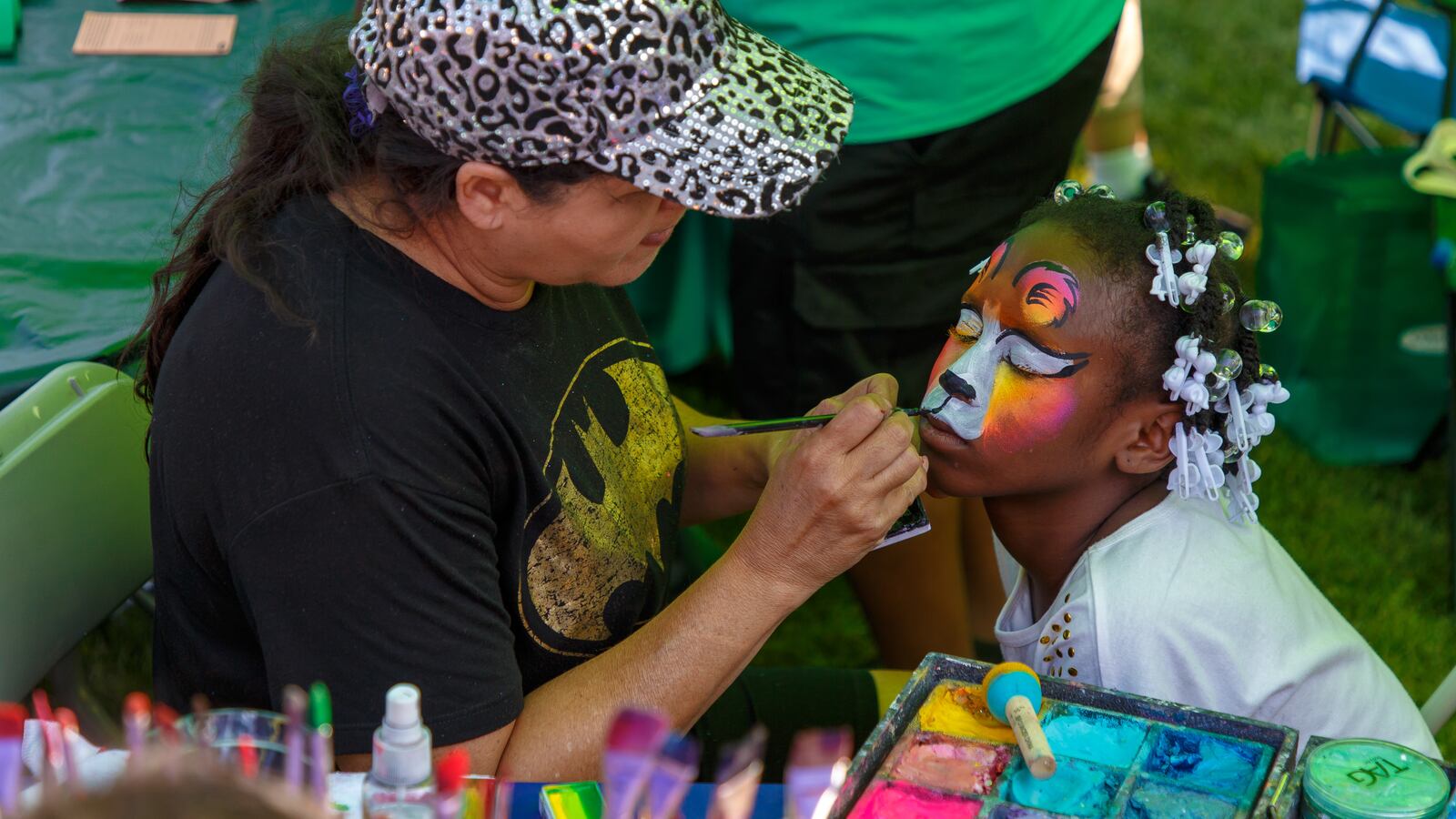 The events feature food, school supply giveaways, and activities for children.