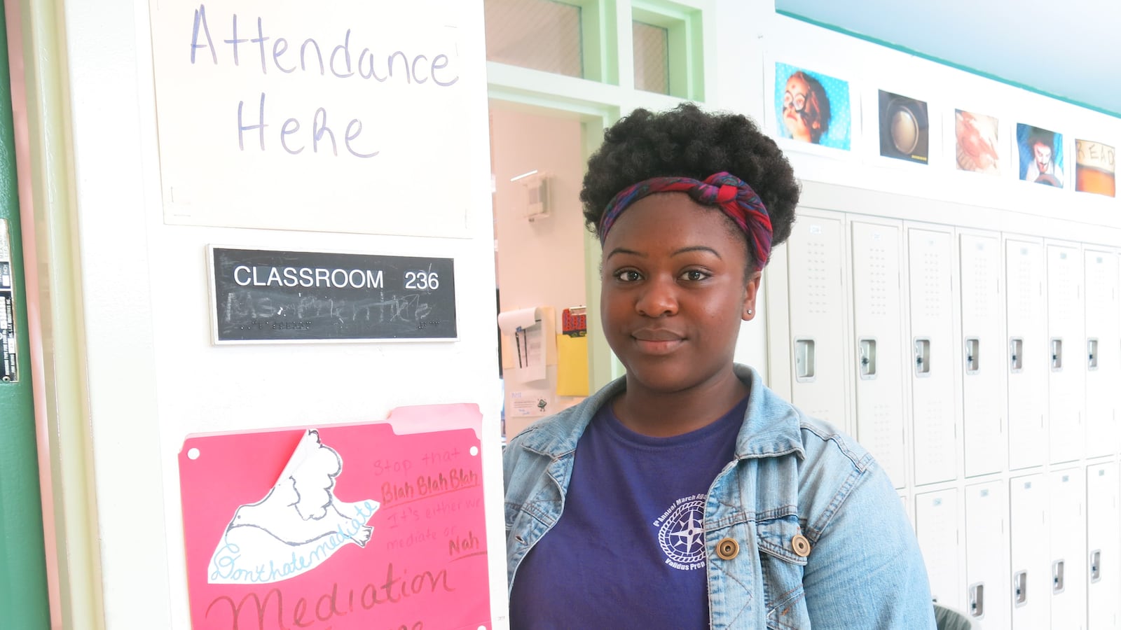 Senior Judith Nkwor is a peer mediator at Validus Prep, a school that has implemented new discipline strategies that aim to minimize suspensions.