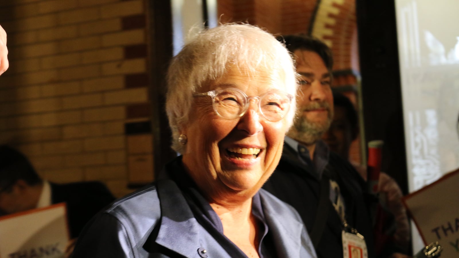City staffers sent off Carmen Fariña at the education department headquarters after four years as chancellor, and more than 50 in the New York City school system.