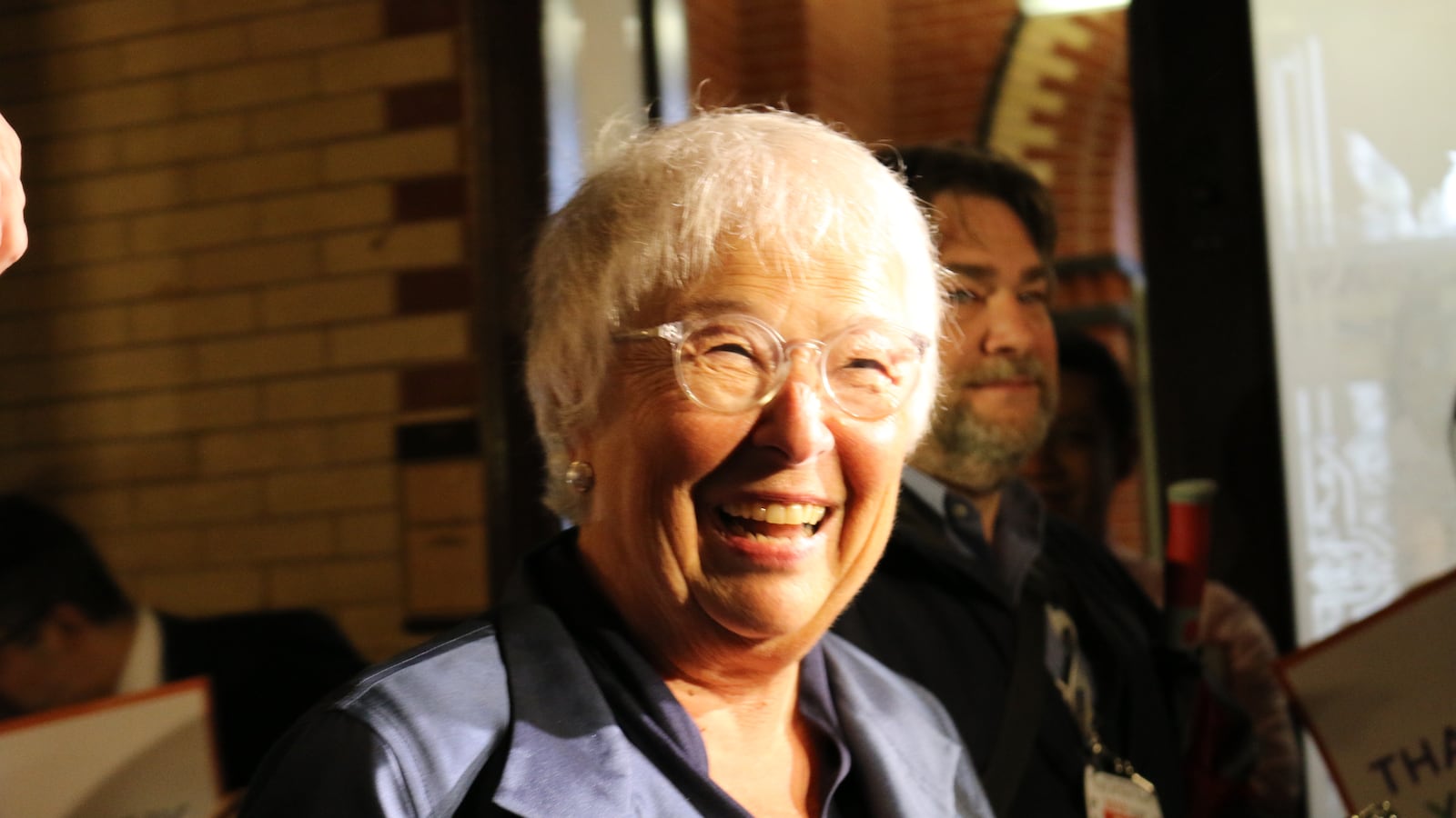 City staffers sent off Carmen Fariña at the education department headquarters after four years as chancellor, and more than 50 in the New York City school system.