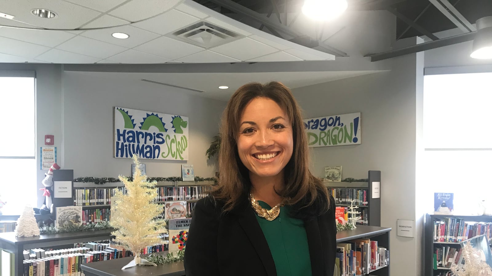 Penny Schwinn visits a Nashville school in February on her first day as Tennessee’s education commissioner. Schwinn was named as a new member of Chiefs for Change, a national network of state and district school leaders.