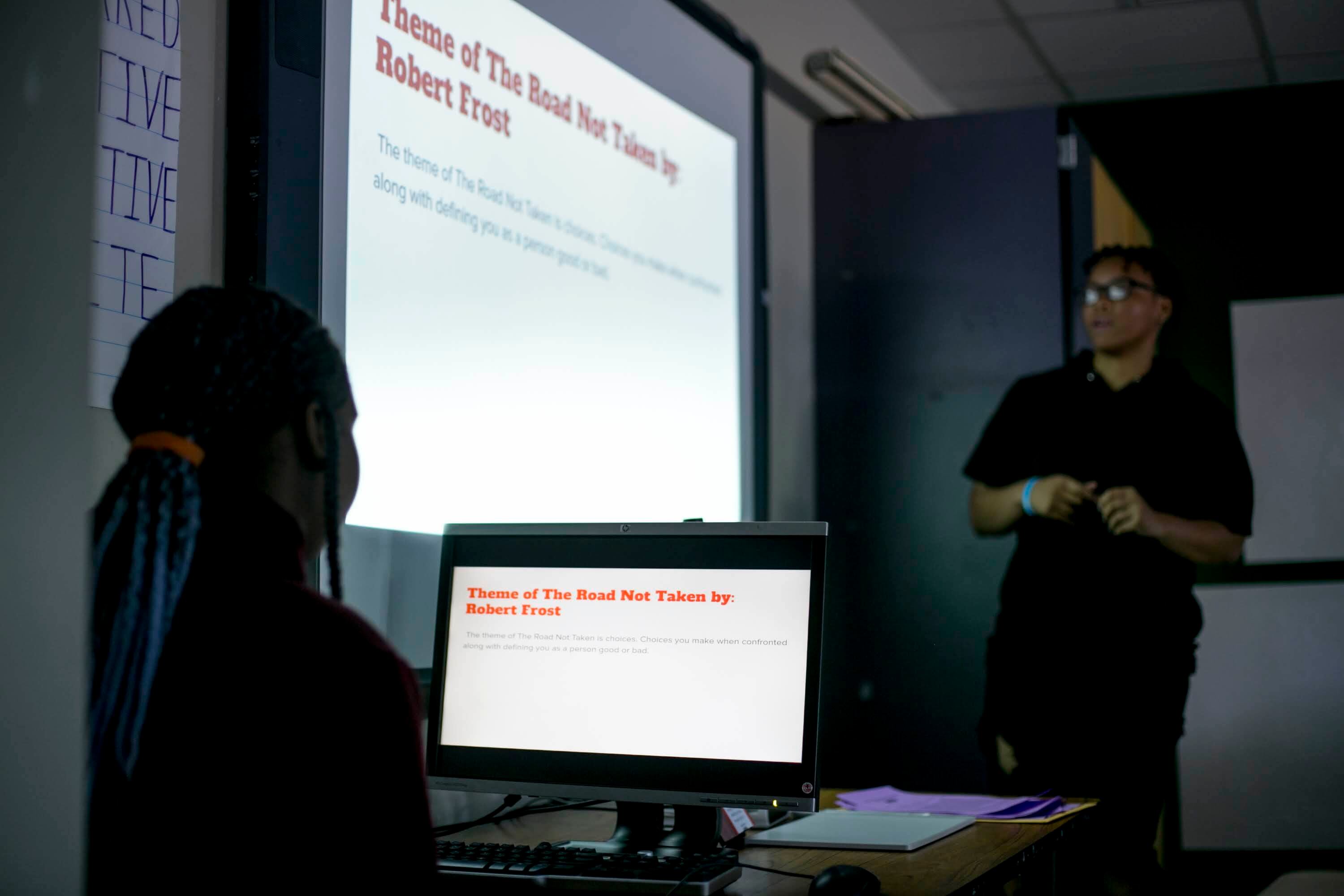 June 2019 file photographs made at Southeastern High School in Detroit by freelancer Anthony Lanzilote.