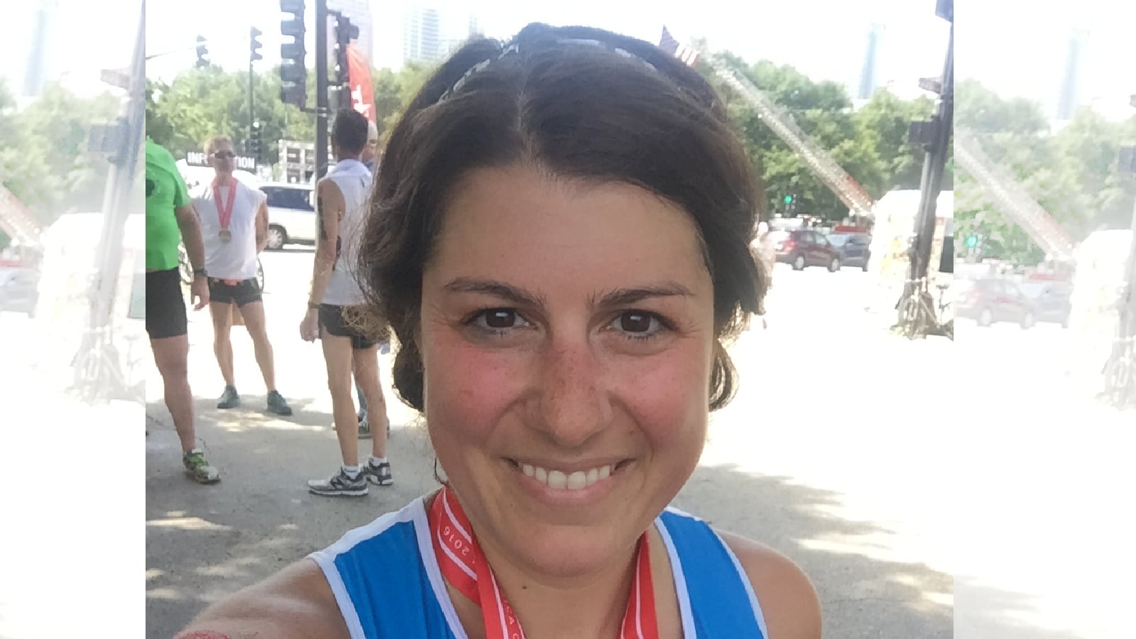 "My favorite professor gave me an important piece of advice to live by: 'If you don’t take care of yourself, you cannot take care of others.'" Running is one of Lisa Caputo Love's non-teaching hobbies.