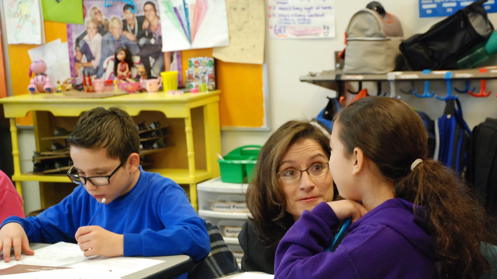 Susana Cordova visits College View Elementary School in 2016.