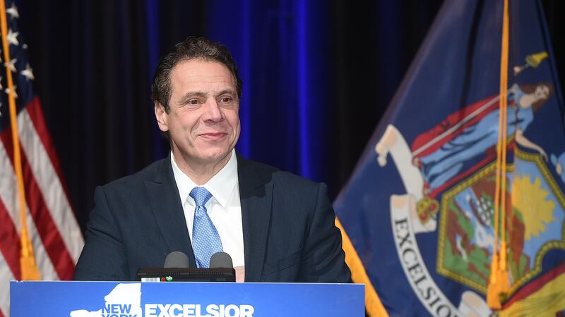 Governor Andrew Cuomo delivers his State of the State address in 2017.