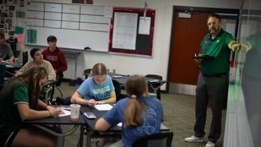 Integrated math blends algebra and geometry. This approach to high school math is slowly gaining favor.