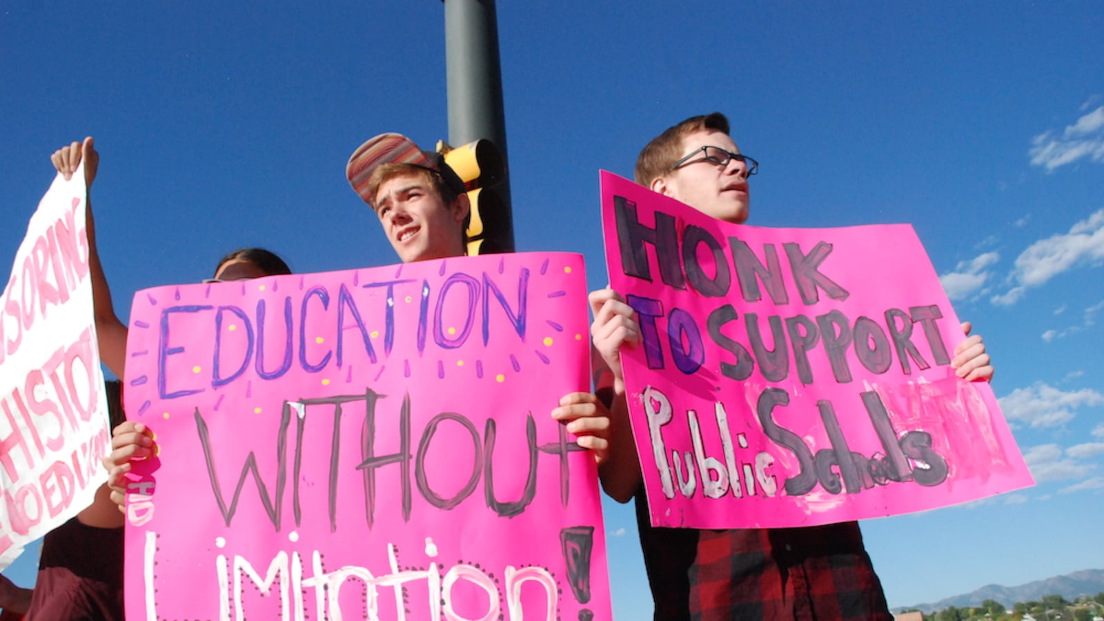 Jeffco Public Schools students took to the streets for a week in September to protest a proposed curriculum review committee they believed would censor some of their classes.