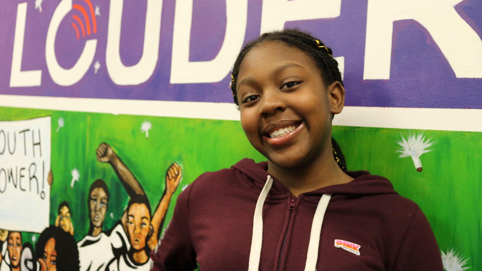 Aaliyha Johnson, a sophomore, works to prevent gun violence in her neighborhood through the organization YO S.O.S.