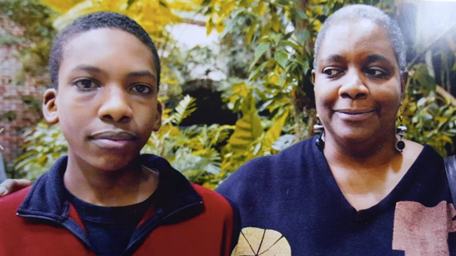 Julie and her son, courtesy Julie Topping.