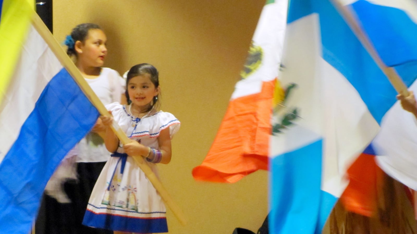 Children presented traditional dances at the Lynhurst International Festival on Wednesday in Wayne Township.
