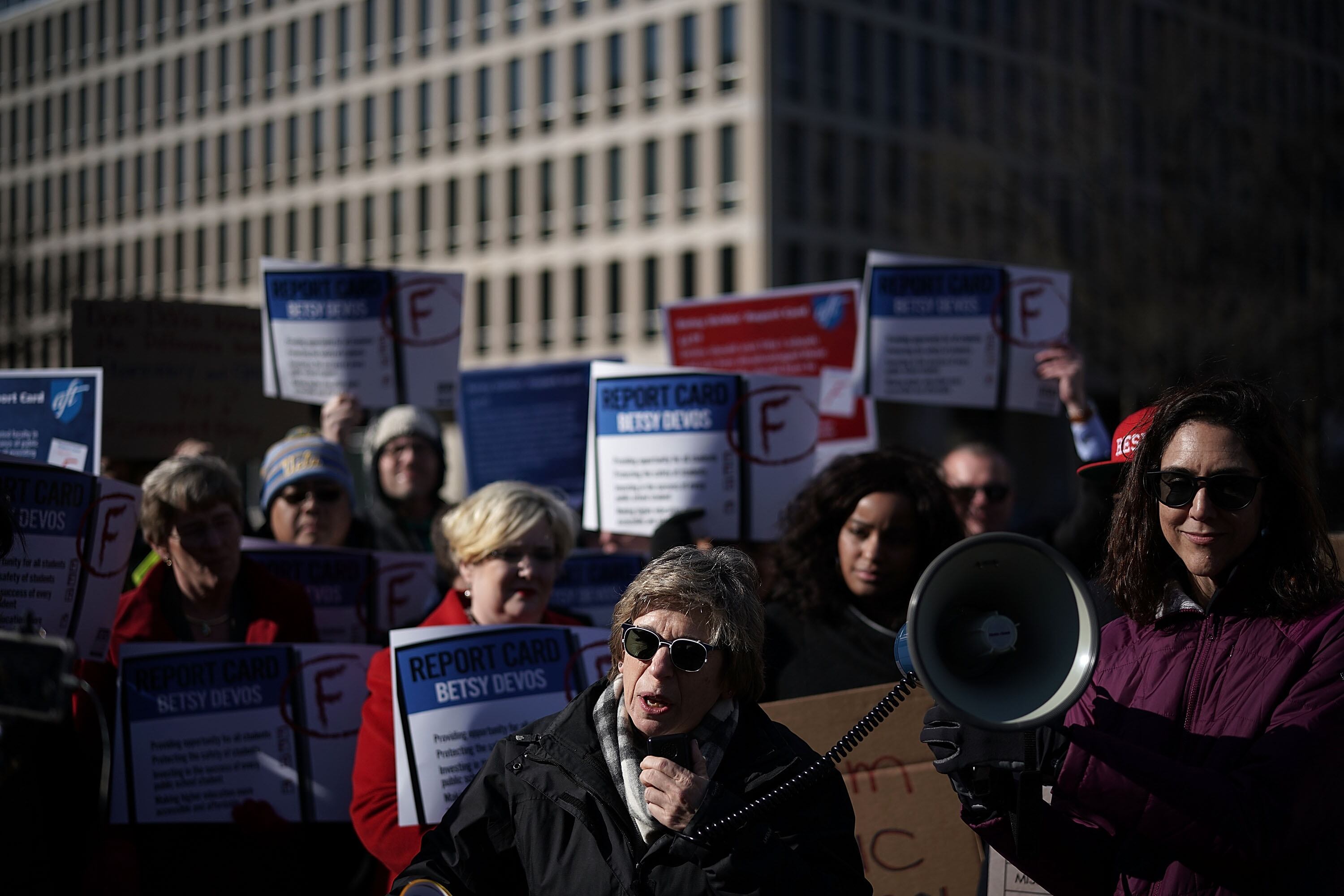 American Federation of Teachers President Randi Weingarten speaks in February.