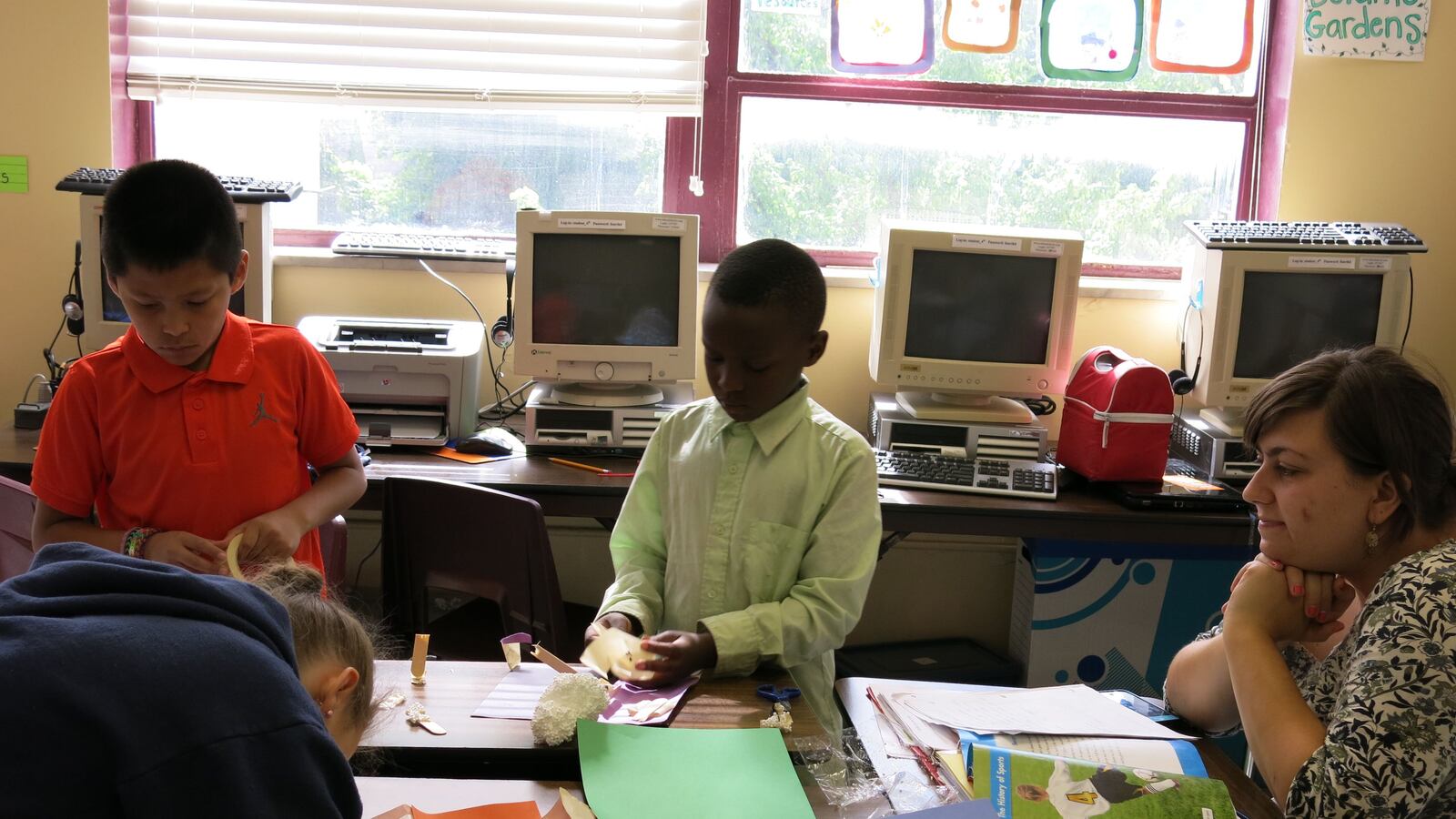 Students attend a summer program at De La Salle Elementary, a Catholic school in Memphis that has been open to accepting state-funded tuition vouchers.