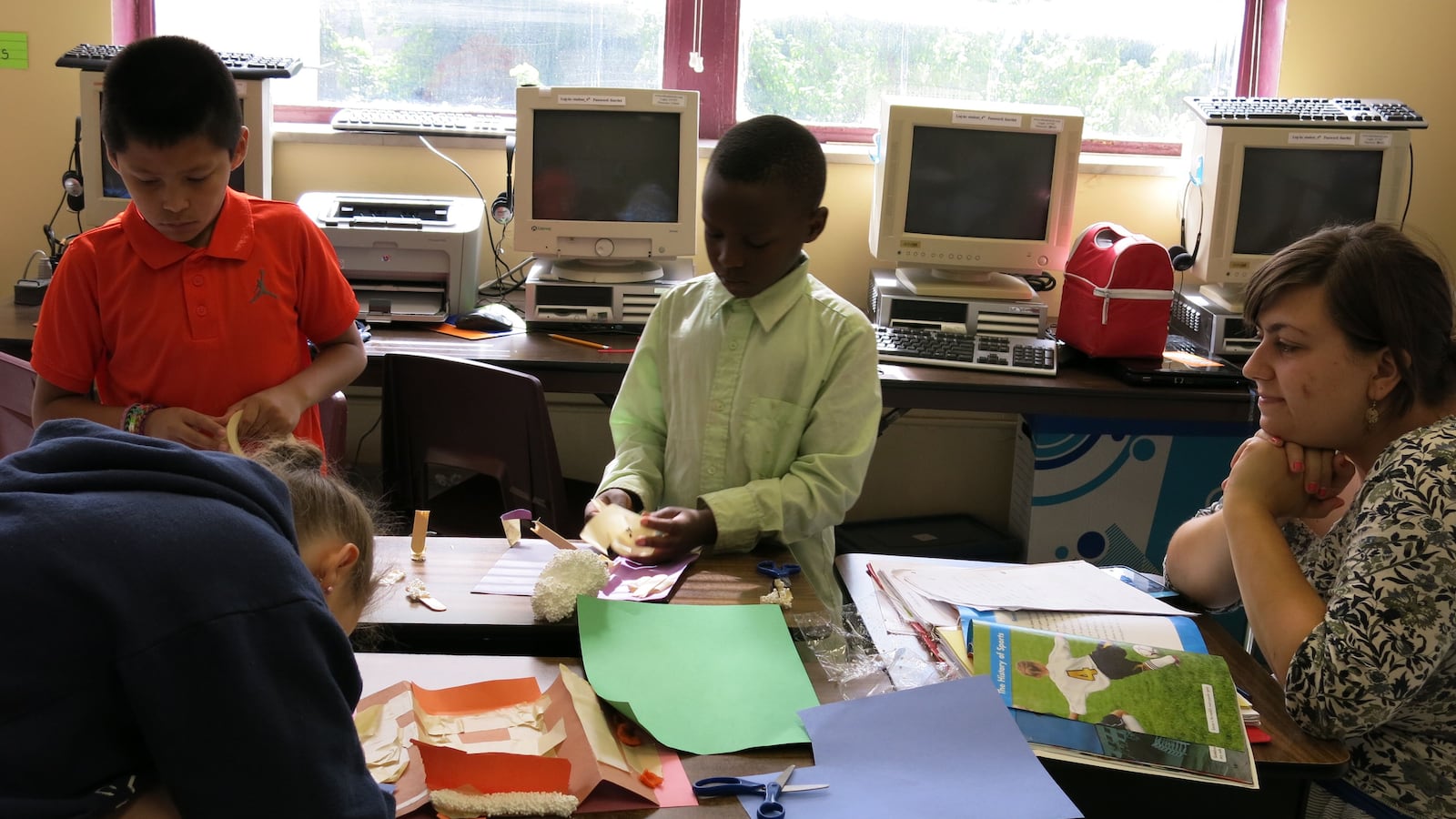 Students attend a summer program at De La Salle Elementary, a Catholic school in Memphis that has been open to accepting state-funded tuition vouchers.