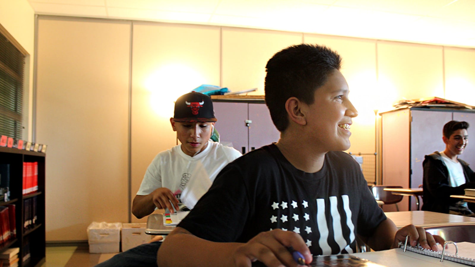 Cuauhtemoc Jesus Sanchez at Skyline High School in Longmont is one of the first Colorado students to be enrolled in a new P-TECH program.