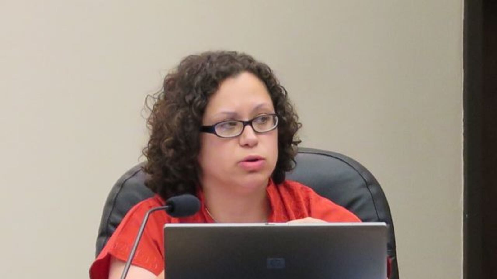 IPS board member Gayle Cosby questioned whether Superintendent Lewis Ferebee's principal selection process included enough community input. (Scott Elliott)