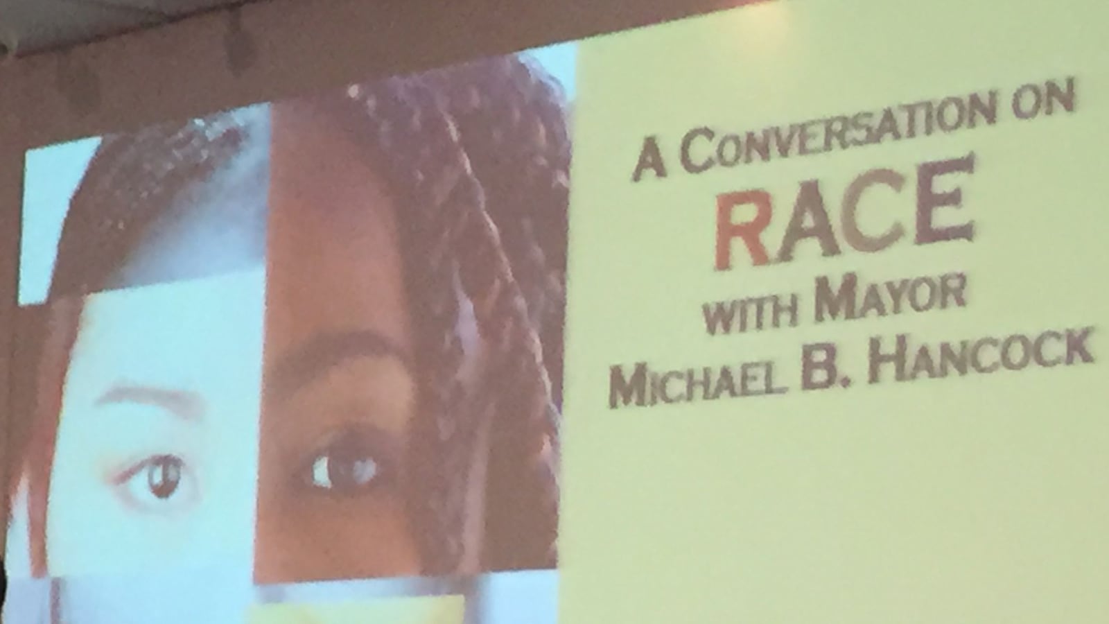 Denver Mayor Michael Hancock's conversation on race included two Denver students as panelists.