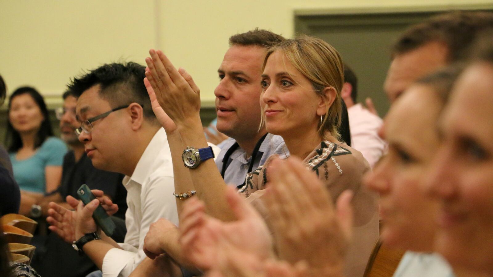 Dozens of parents spoke out against a plan to relocate P.S. 452 at a recent public hearing.