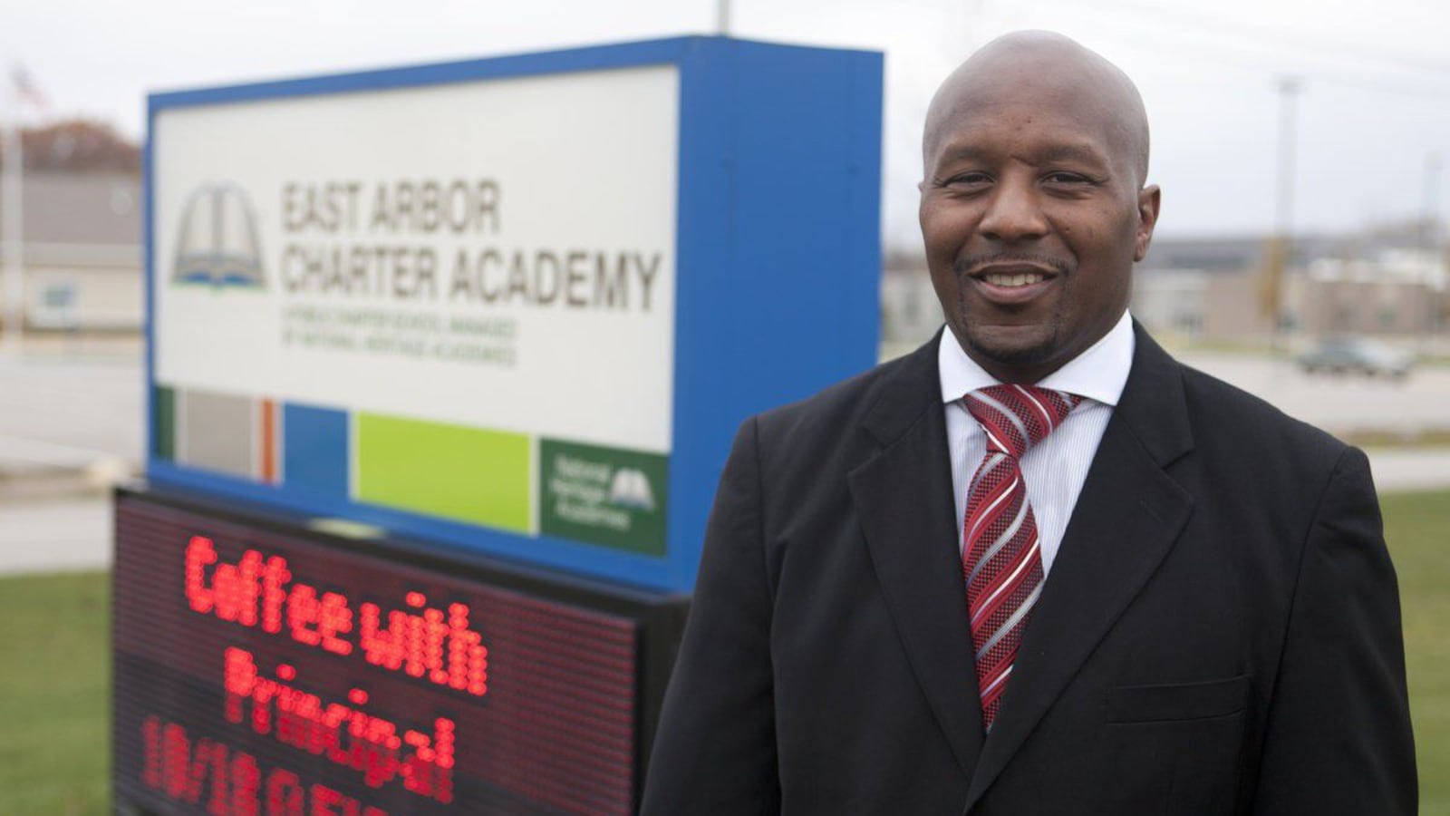 Shawn Leonard was named a top charter school principal in Michigan in 2013.
