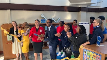 This Philly school turned a dusty storage room into a new library
