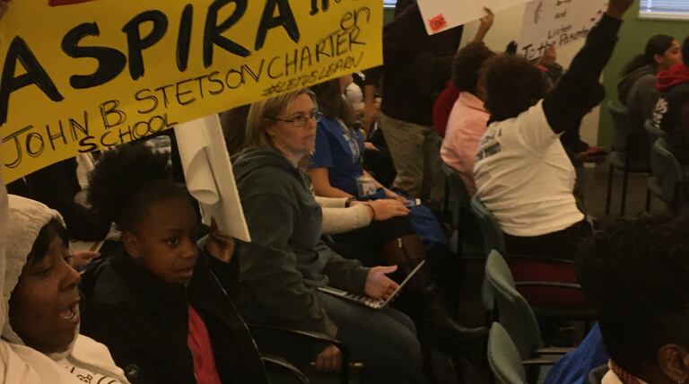 After years and amid protest, Board of Ed revokes two ASPIRA charters