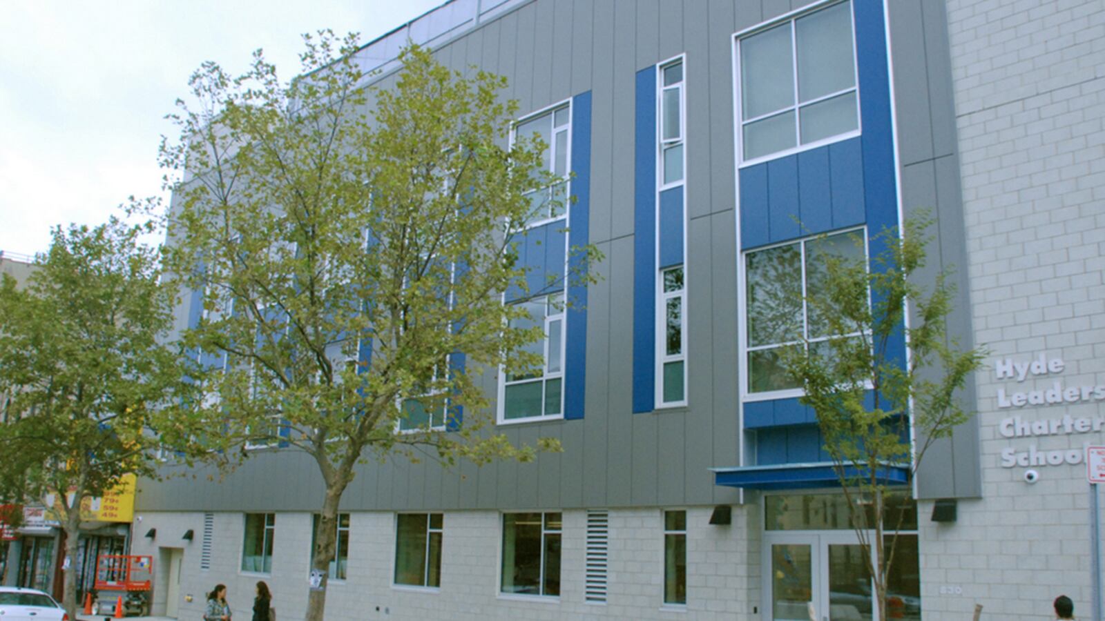 Hyde Leadership Charter School, a K-12 school that moved into a private facility in 2012. Hyde is one of more than 60 New York City charter schools that operate in private space.