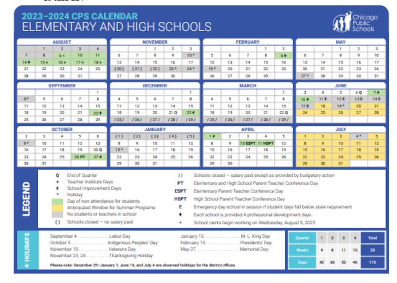 Cps Calendar 2025 20