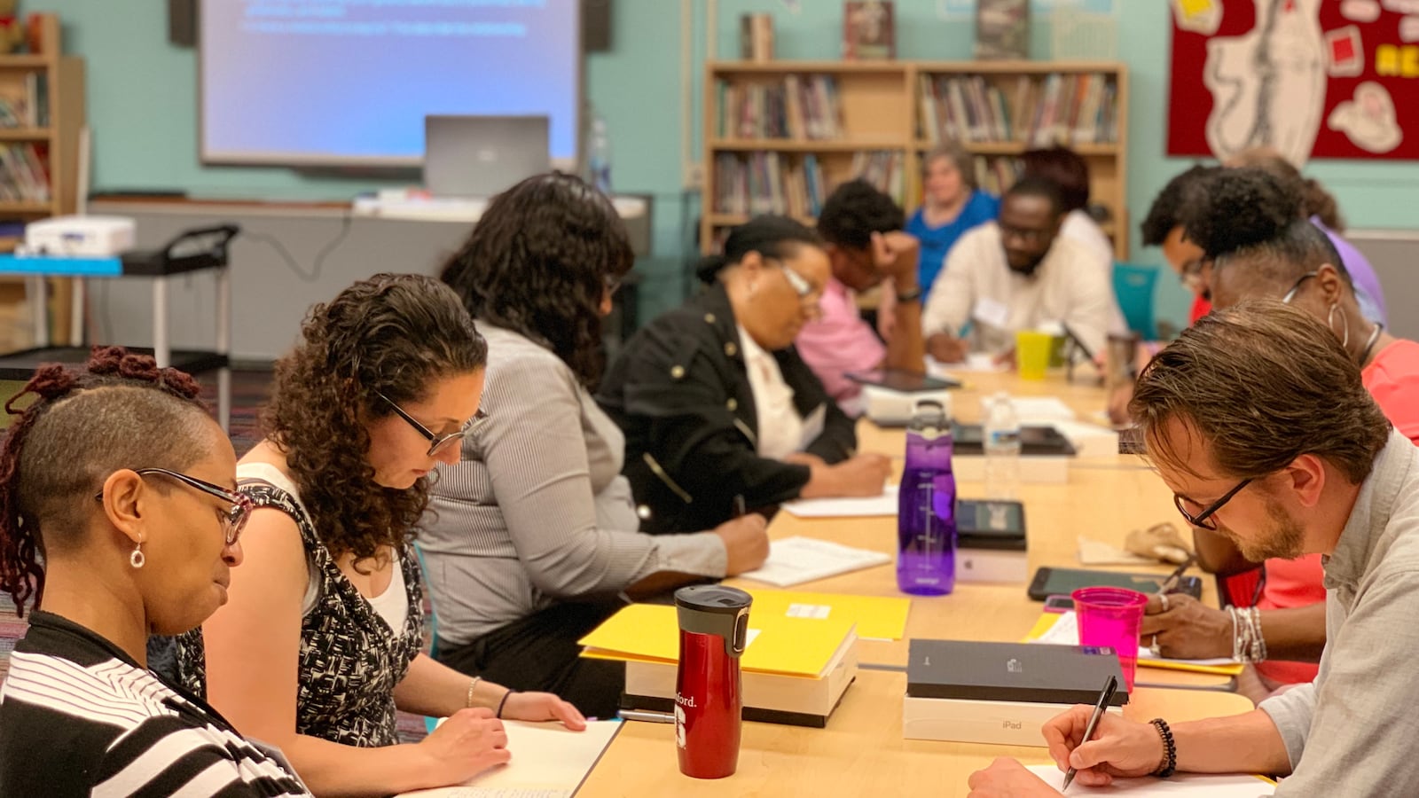 Teachers in the Detroit school district recently participated in a training session on gifted education.