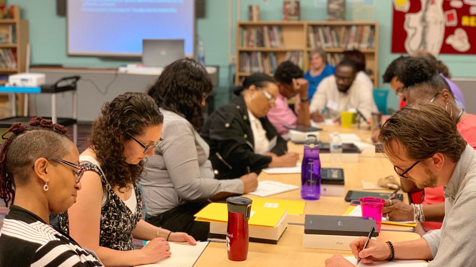 Teachers in the Detroit school district recently participated in a training session on gifted education.