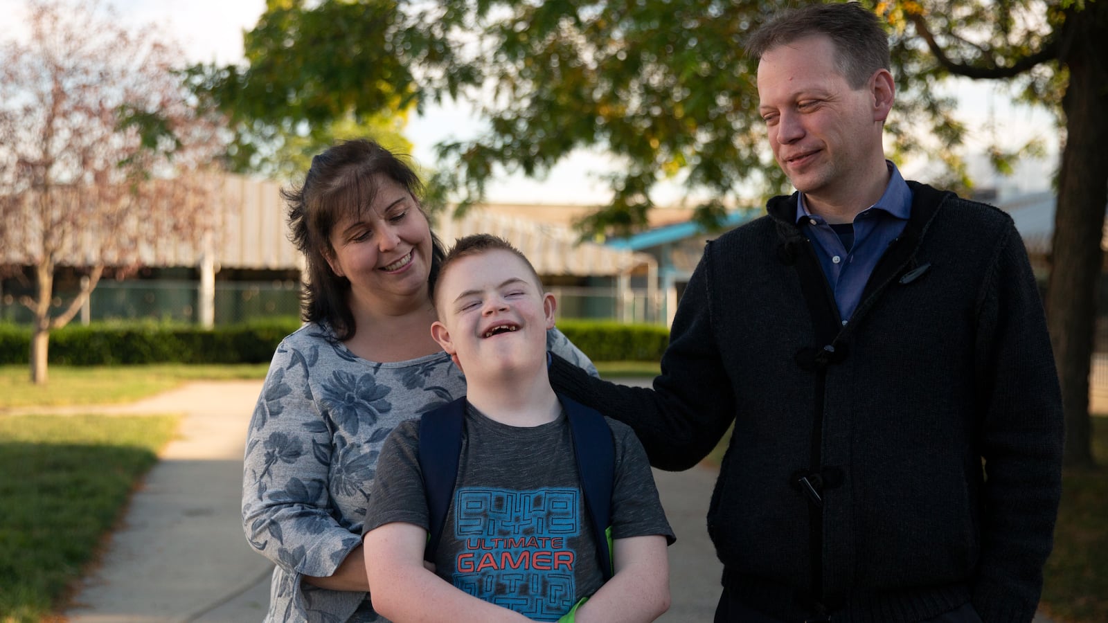 Anne and Jason Kanable said their son Dane, who has Down syndrome, was lost for an entire school day after the wrong bus driver mistakenly picked him up, Oct. 15, 2019.