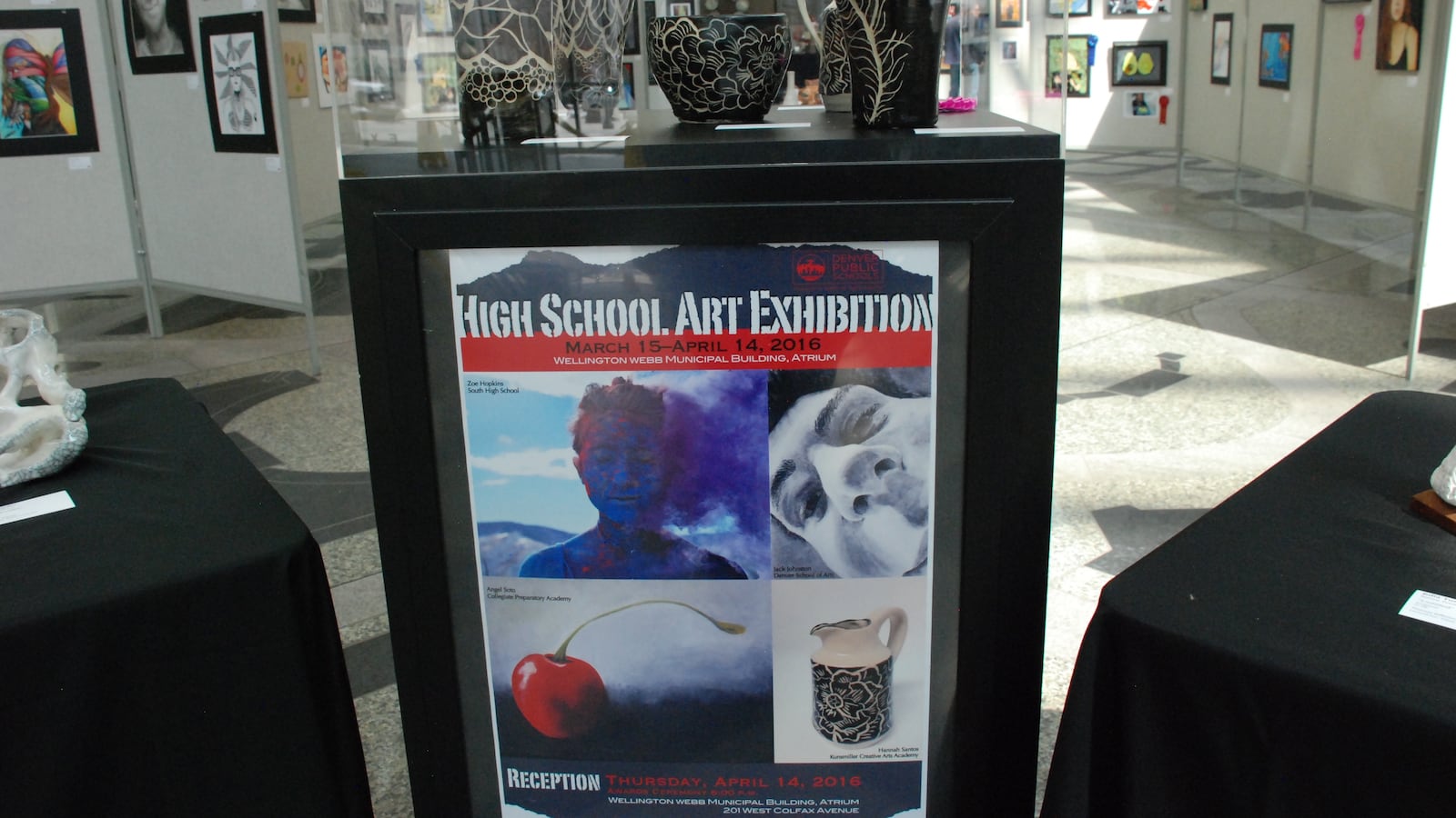 The student art show runs through April 14.