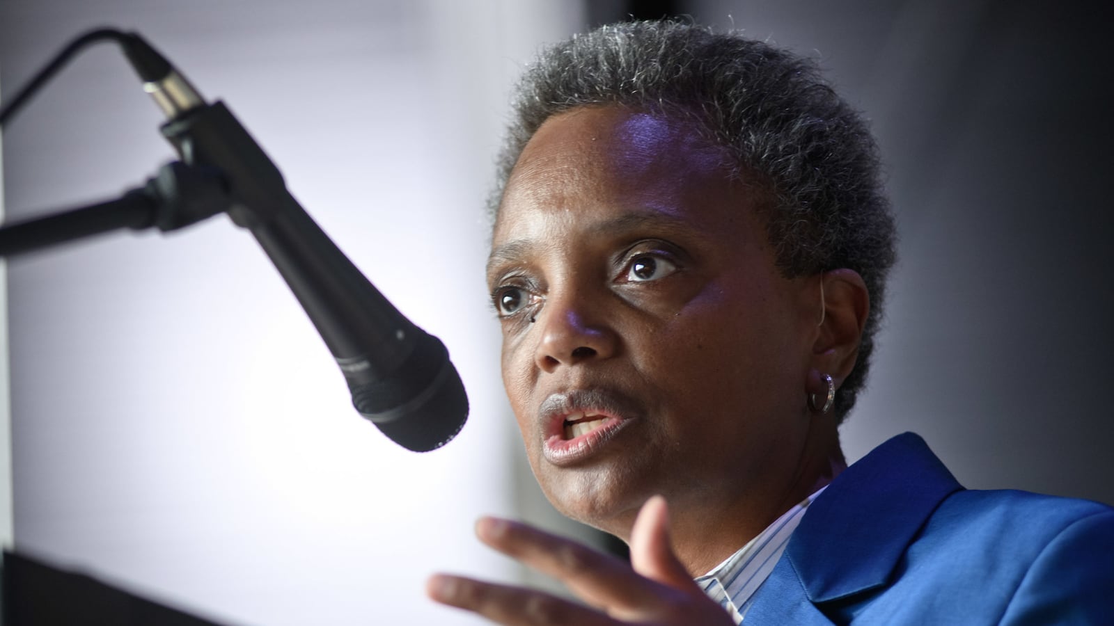 Chicago Mayor Lori Lightfoot (Photo by Timothy Hiatt/Getty Images)
