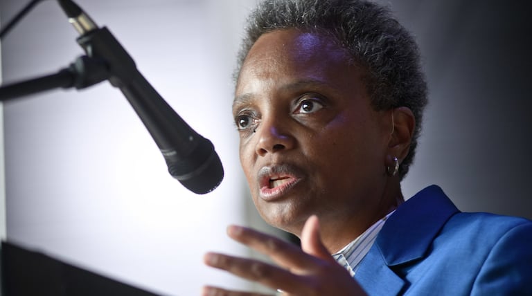 ‘Will we rise to the occasion?’ Mayor Lori Lightfoot issues a challenge to Chicago school administrators two weeks from start of school.