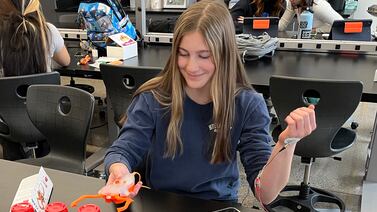 She used to work on a volcano. Now she’s a Colorado teacher.