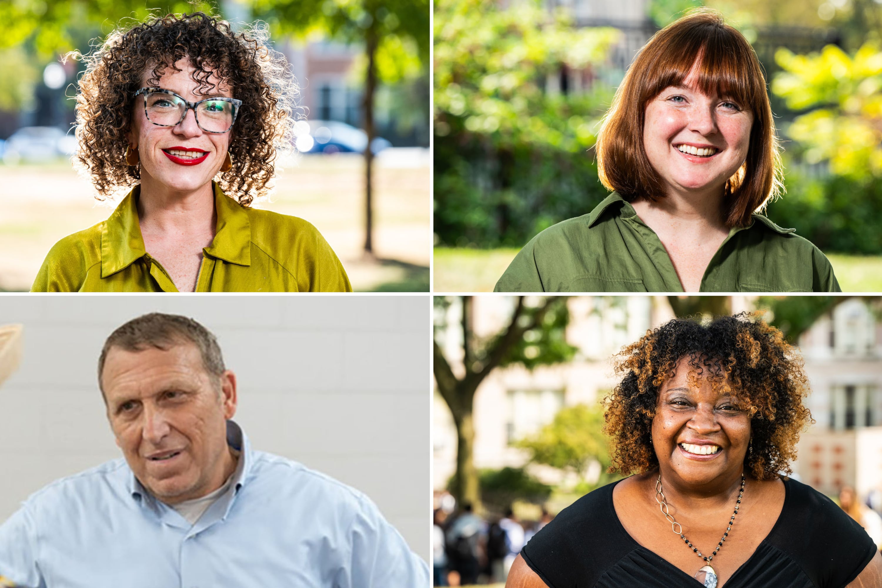 A grid of four portraits.