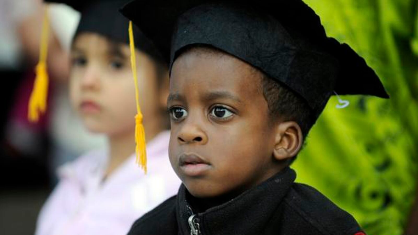 Ezekiel Brown donned a graduation cap at a rally about the far northeast turnaround in 2011.