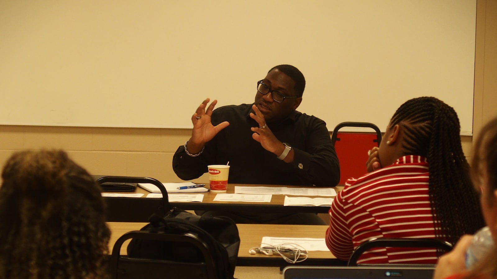 Michael Spearman supervises Shelby County Schools' 24 behavior specialists to get to the "why" behind student misconduct.