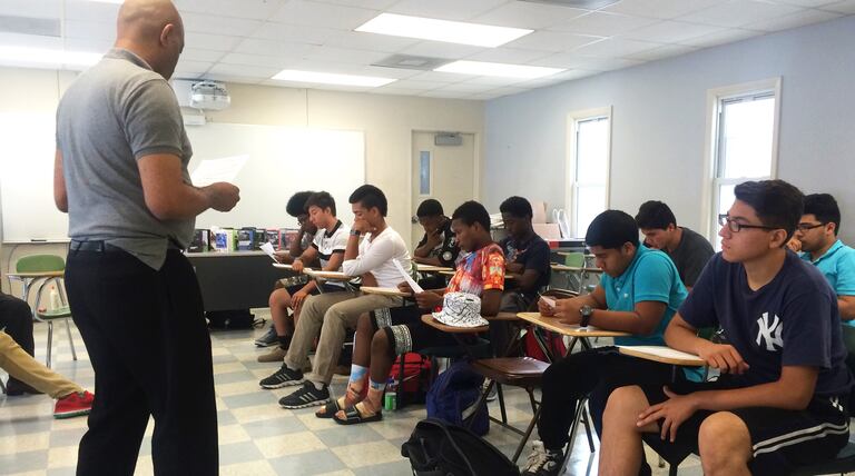 At hands-on program, black and Latino boys aim for selective colleges