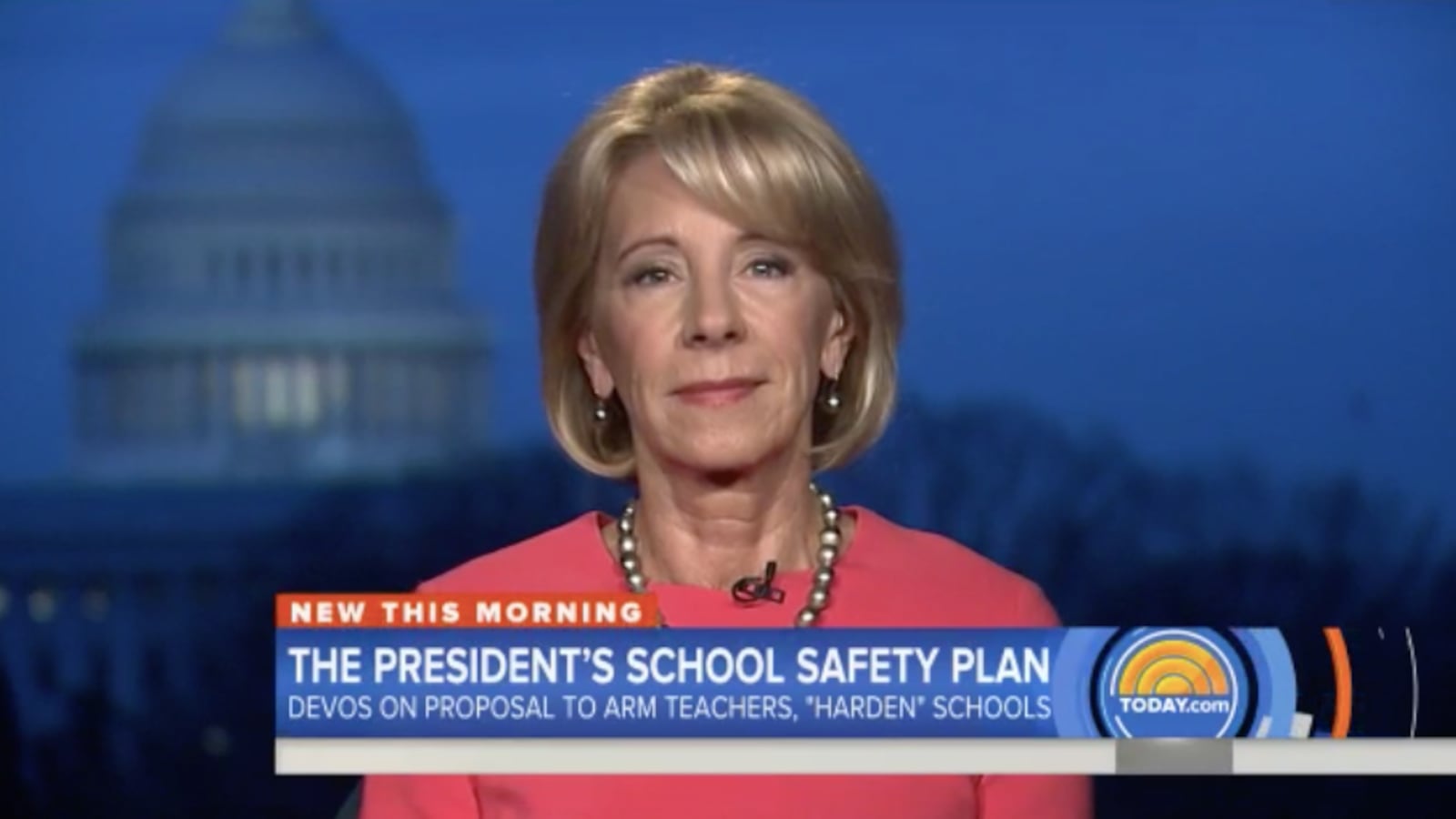 DeVos on the Today Show