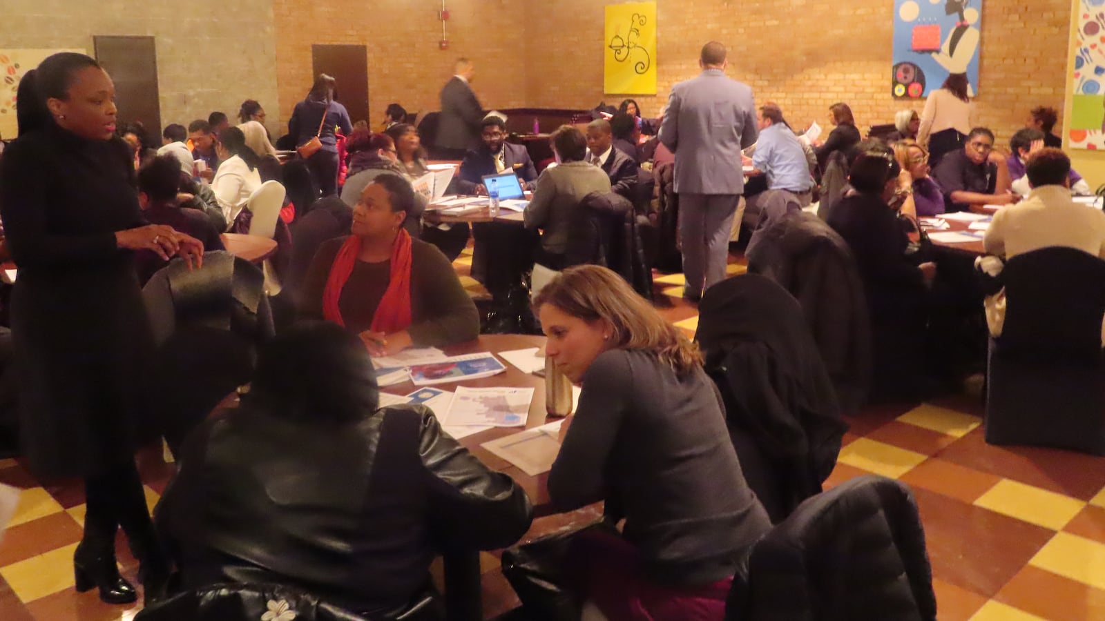 Chicago Public Schools CEO Janice Jackson and other district leaders hosted a community meeting on Thursday about the Annual Regional Analysis.