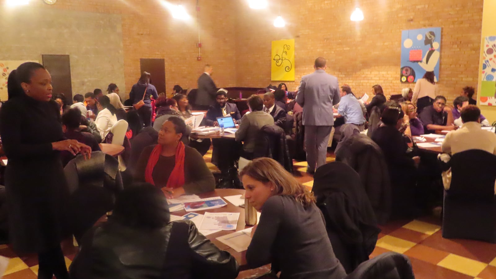 Chicago Public Schools CEO Janice Jackson and other district leaders hosted a community meeting on Thursday about the Annual Regional Analysis.